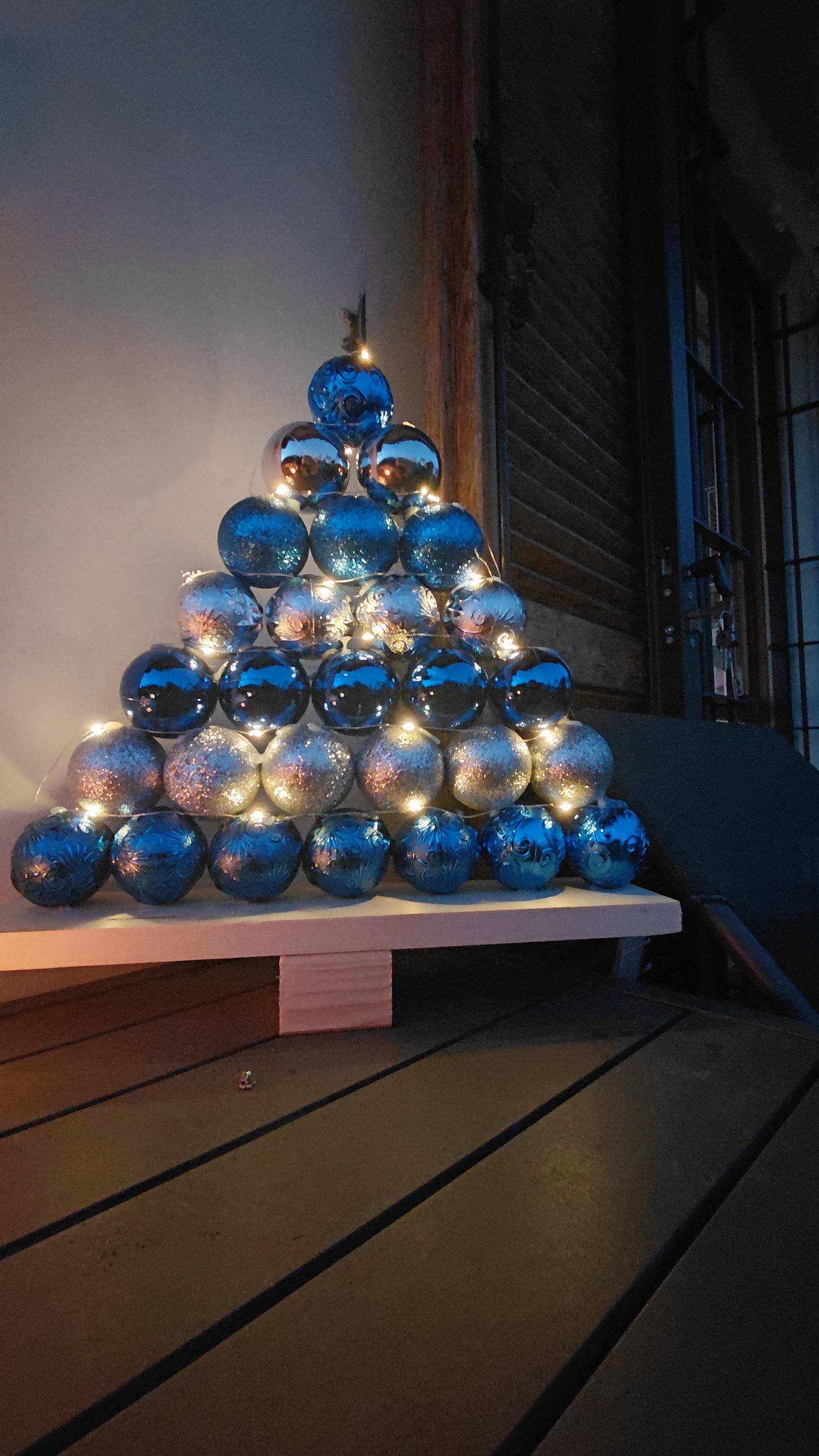 Albero Natale fai da te freddo